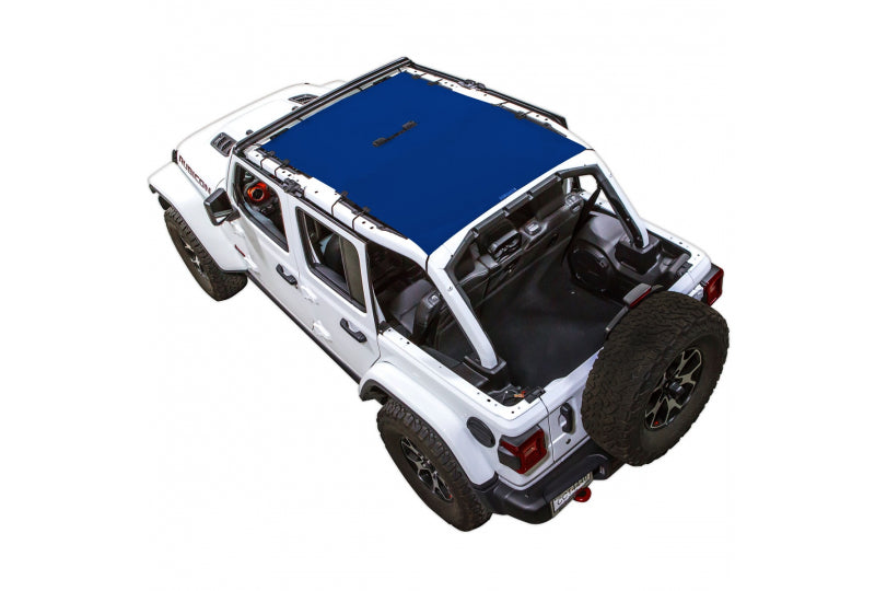SpiderWebShade JL Wrangler Unlimited JL4D Hard or Soft Top One-Piece Cover Blue