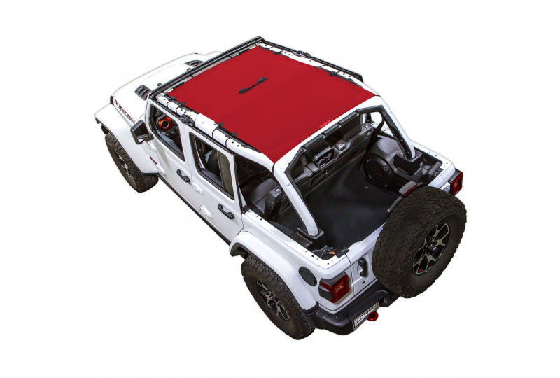 SpiderWebShade JL Wrangler Unlimited JL4D Hard or Soft Top One-Piece Cover Red
