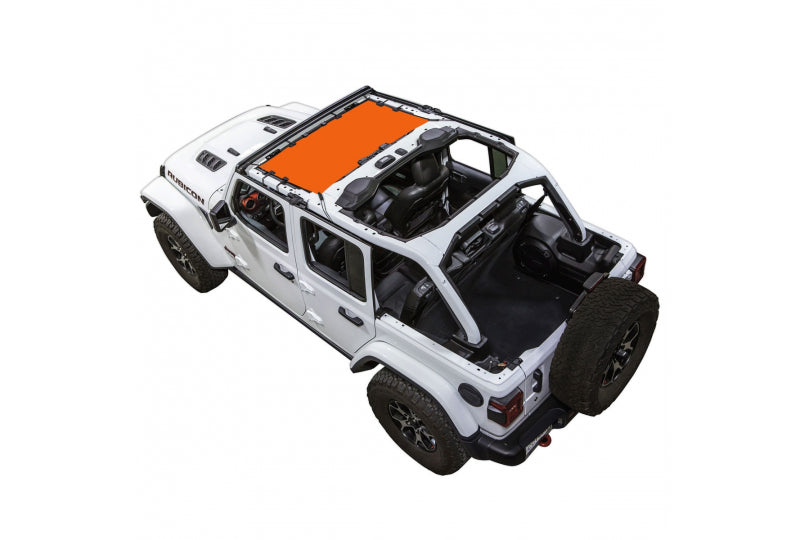 SpiderWebShade JL & JLU Hard or Soft Top One-Piece Cover JLKini Orange JLKINIOR