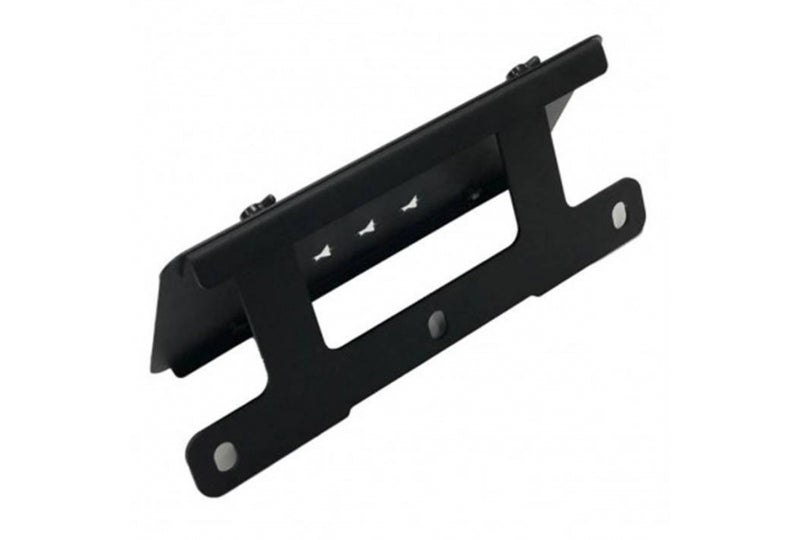 Maximus-3 Front License Plate Stealth Skid Plate Mount; Wrangler JL & Gladiator JT w/ Steel Bumper Group