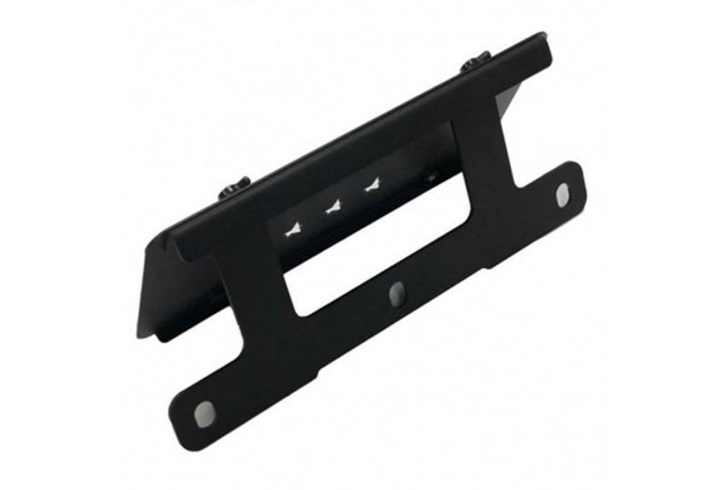 Maximus-3 Front License Plate Stealth Skid Plate Mount; Wrangler JL & Gladiator JT w/ Steel Bumper Group