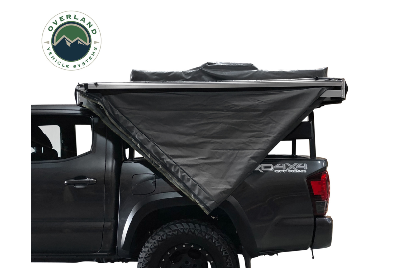 OVS Nomadic 270 Awning - Driver, Grey/Green, Black Cover