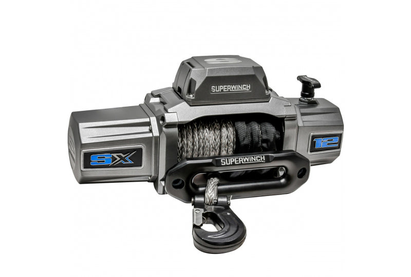 Superwinch 1712201 SX12SR; 12,000 Pound Synthetic Rope Winch