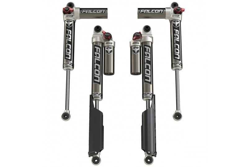 TeraFlex 2-4.5 Lift Falcon SP2 3.3 Fast Adjust Piggyback Shocks; Wrangler JL Unlimited, Eco Diesel, Factory 392