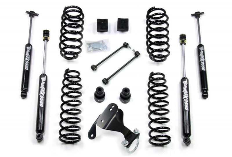 07-18 Wrangler JK 4 Door 2.5 Inch Coil Spring Base Lift Kit & Shock Extensions TeraFlex