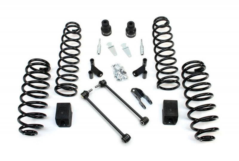 07-18 Wrangler JK 4 Door 2.5 Inch Coil Spring Base Lift Kit & Shock Extensions TeraFlex