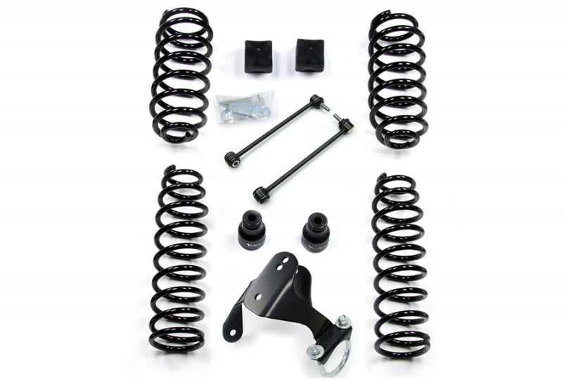 07-18 Wrangler JK 4 Door 2.5 Inch Coil Spring Base Lift Kit & Shock Extensions TeraFlex