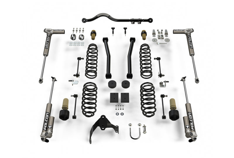 TeraFlex 1212031 2.5 ST2 Suspension Lift Kit w/ Falcon 3.1 Piggyback Shocks; 07-18 Wrangler JK 2 Door