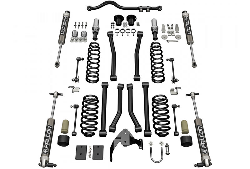 TeraFlex 1313021 3 ST3 Suspension Lift Kit w/ 2.1 Falcon Shocks; 07-18 Wrangler JK Unlimited