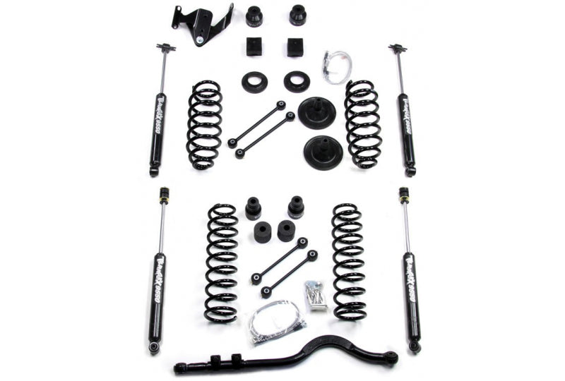 07-18 Wrangler JK 4 Door 4 Inch Coil Spring Base Lift Kit w/ Front Track Bar No Shocks TeraFlex