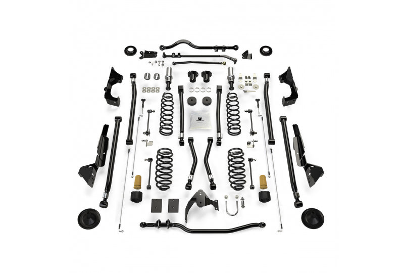 07-18 Wrangler JK 4 Door 6 Inch Alpine RT6 Long Arm Suspension System No Shocks TeraFlex