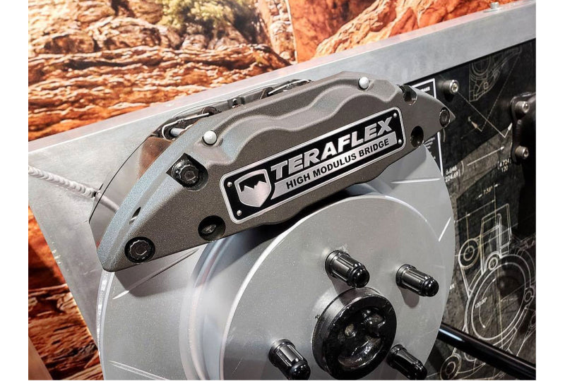 TeraFlex 4403450 Delta Brake Kit w/ High Modulus Bridge - 5x5 Bolt Pattern; Wrangler JK, JL, & Gladiator JT