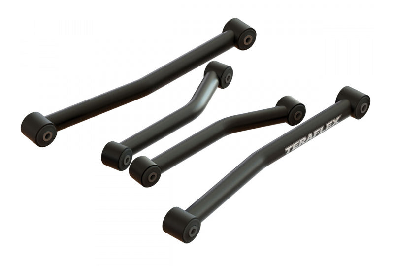 07-18 Wrangler JK Sport Control Arm Kit 4 Arm Front Lower & Rear Upper 2.5-3 Inch Lift TeraFlex
