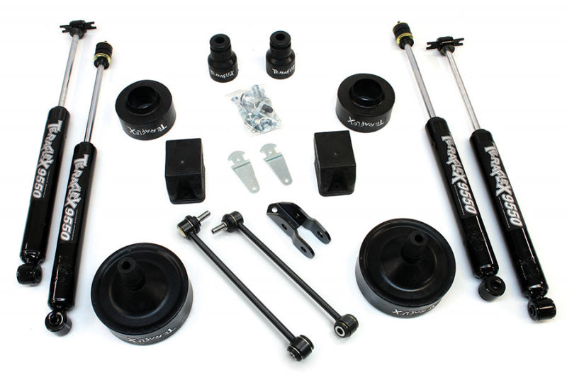 07-18 Wrangler JK 2.5 Inch Performance Spacer Lift Kit & Shock Extensions TeraFlex