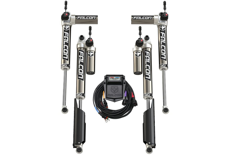 TeraFlex Falcon SP2 3.5 e-Adjust Piggyback Shock Kit; JL Unlimited