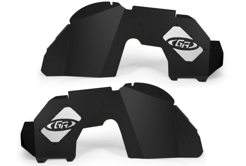 Genright Front Inner Fenders (Silver); Wrangler JL & Gladiator JT