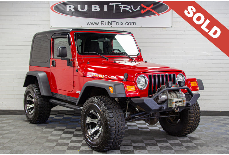 Pre-Owned 2005 Jeep Wrangler TJ Rubicon Flame Red - SOLD