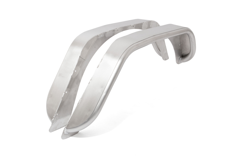 GenRight 4" Aluminum Flare Rear Tube Fenders; Wrangler JL