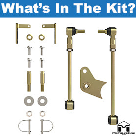 MetalCloak Front Sway Bar Quick Disconnect; Wrangler JL, Gladiator JT