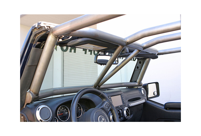 GenRight Dash V-Bar Add on for GenRight Cages; Wrangler JK/JKU