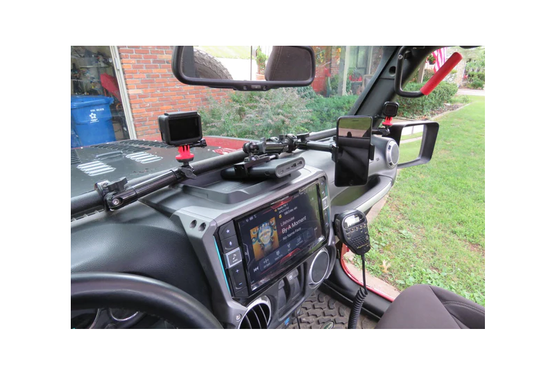 Vector JKE-Dock Compatible w/OEM Dash Head Unit; Wrangler JK