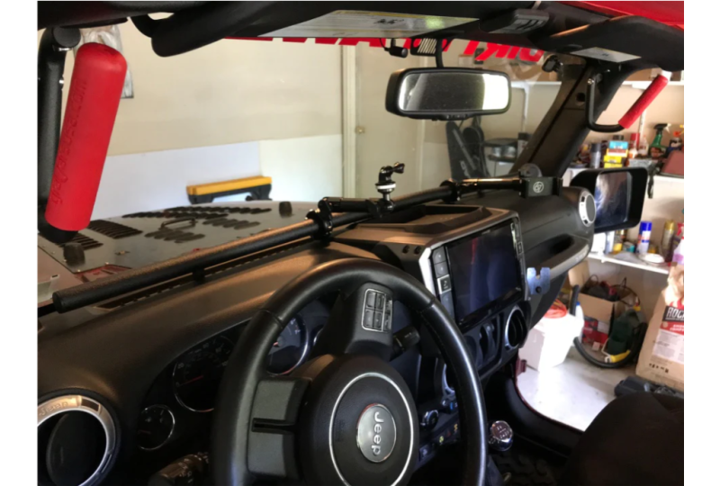 Vector Alpine E-dock w/O OEM Dash Head Unit; Wrangler JK