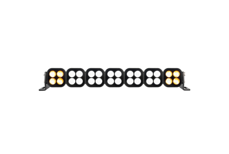 Vision X - 20" Unite Modular LED Light Bar -  Blackout | White Spot / Amber Spot Combo