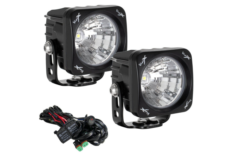 Vision X - 3" Optimus Square 20º Beam LED Light Kit