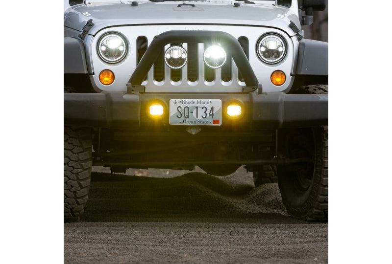 Vision X - CR-Series Performance LED Fog Light Upgrade Kit Selective Yellow | Jeep Wrangler JK, JL & Gladiator JT