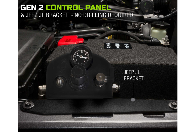 OVS 4 Tire Inflate - Engine Mount, Box, Fit, Bag, Black - JT