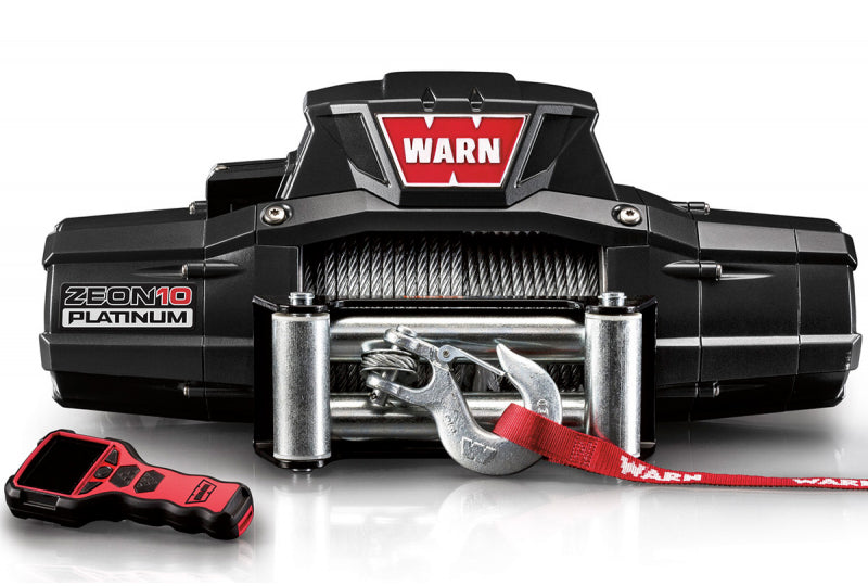 Warn 92810 Zeon 10 Platinum - 10000 Pound Steel Rope Winch