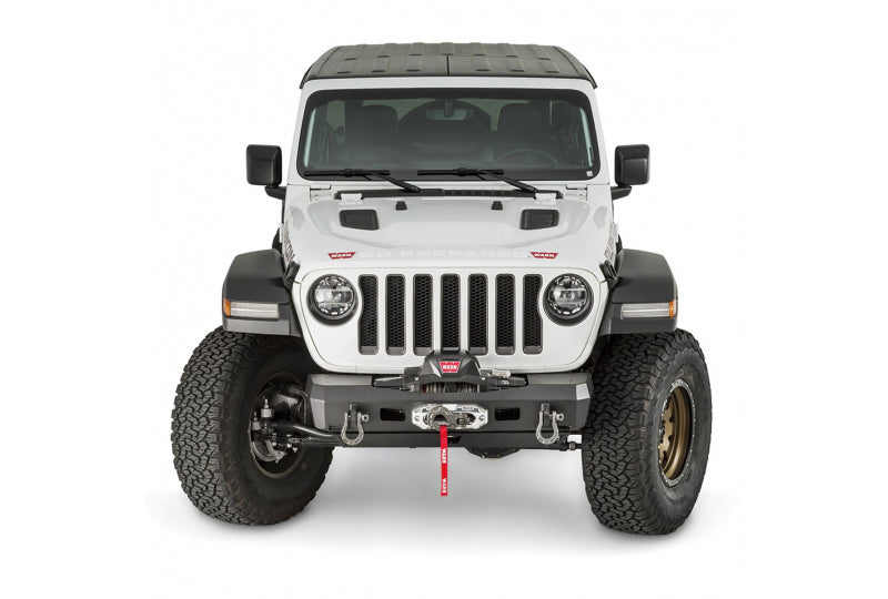 WARN 101325 Elite Stubby Front Bumper; Wrangler JL, Gladiator JT