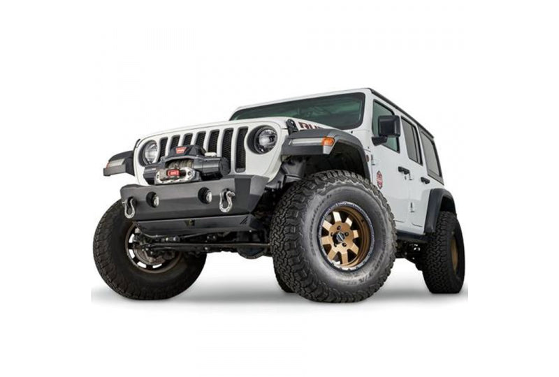 Warn Wrangler JK, JL, & Gladiator JT Crawler Stubby Front Bumper W/out Tube