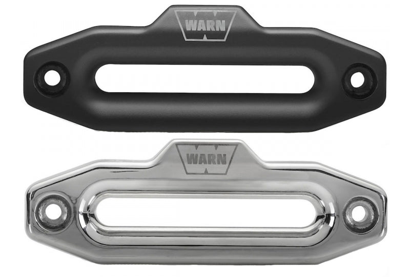Warn 1" Premium Hawse Fairlead; Black & Polished