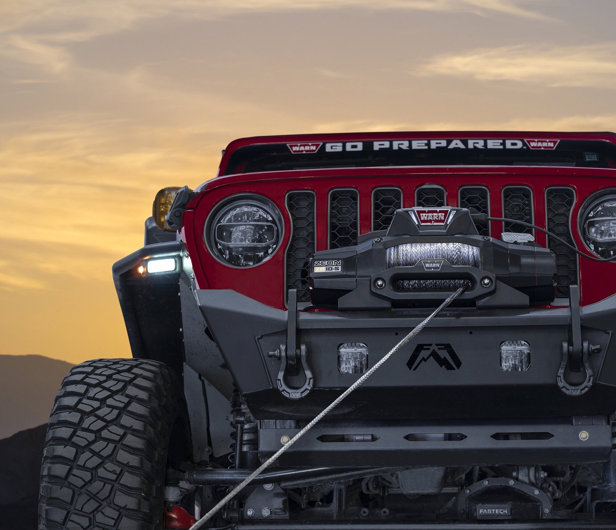 Warn 110100 Zeon XP 10s - 10,000 Pound Synthetic Rope Winch