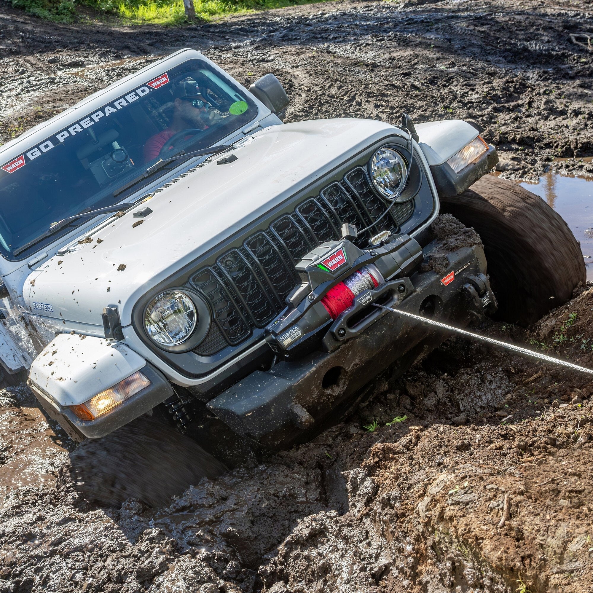 Warn 110100 Zeon XP 10s - 10,000 Pound Synthetic Rope Winch