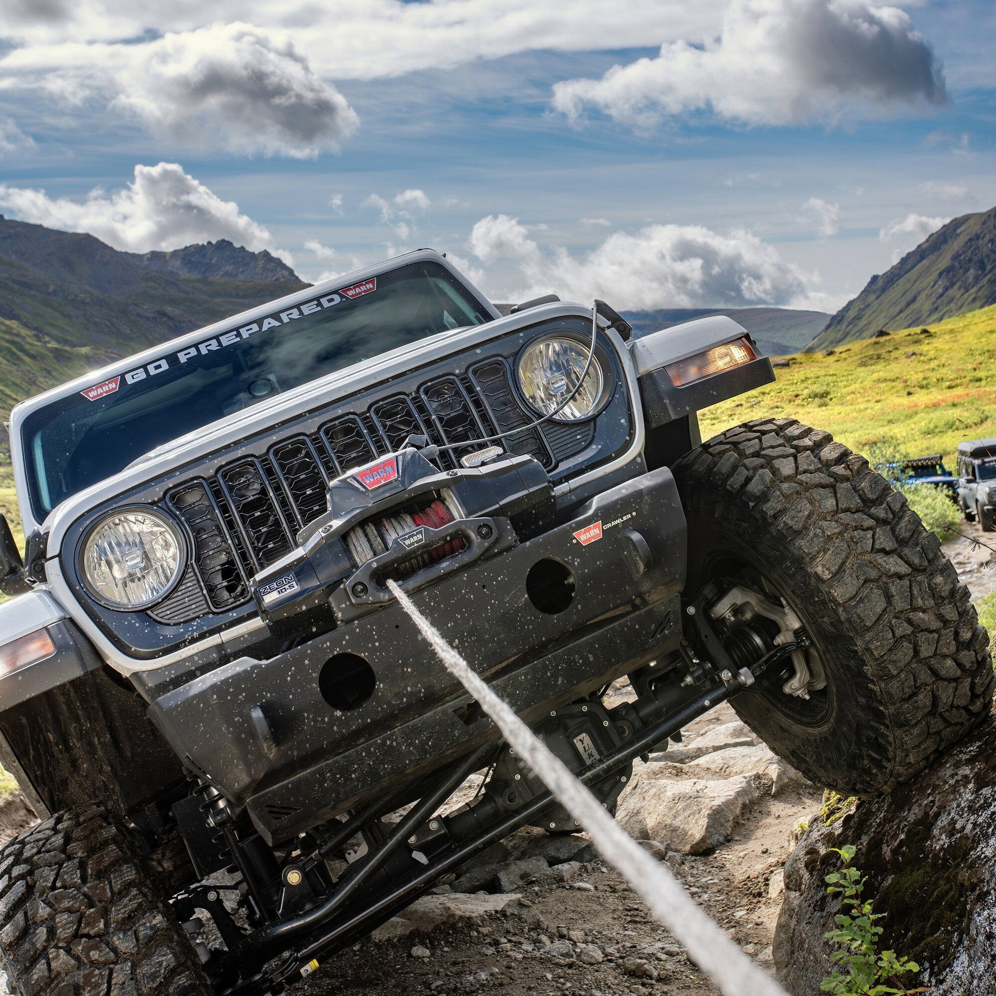 Warn 110100 Zeon XP 10s - 10,000 Pound Synthetic Rope Winch