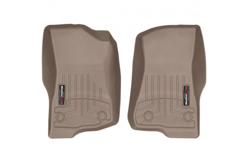 WeatherTech Wrangler JLU 4 Door Digital Fit Front  FloorLiner Only - Tan 4513131