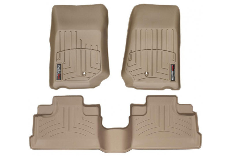 Tan 2007-2013 WeatherTech 45105-1-2 Floor Liner Set