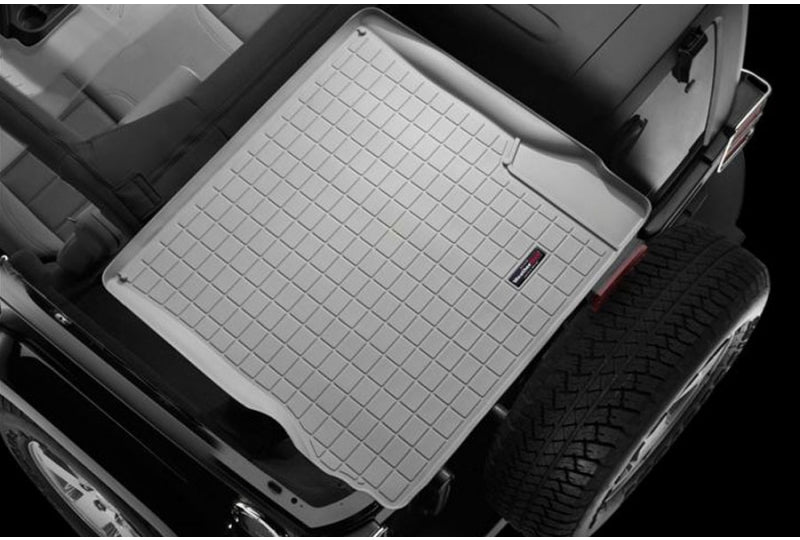 WeatherTech 42324 Jeep Wrangler JK Cargo Liner; Grey (4-Door)
