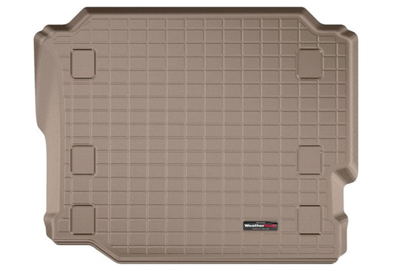 WeatherTech Wrangler JLU 4 Door No Flatload Floor / No SubWoofer Digital Fit Cargo Liner Only - Tan 411109