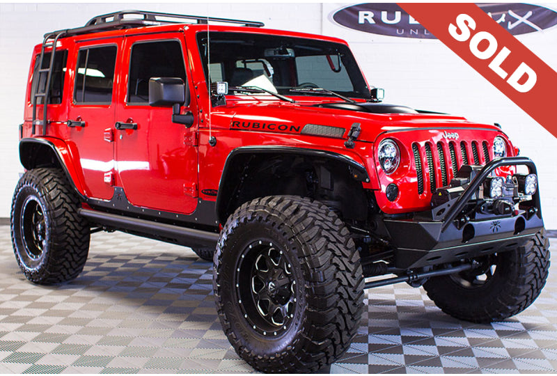 2016 Jeep Wrangler Rubicon Unlimited Firecracker Red - SOLD