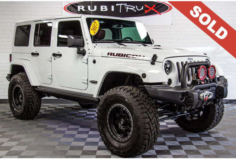2017 Jeep Wrangler Rubicon Unlimited White - SOLD