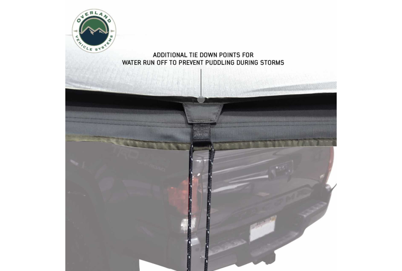 OVS Nomadic 180 LTE Awning - Grey/Green, Black Cover