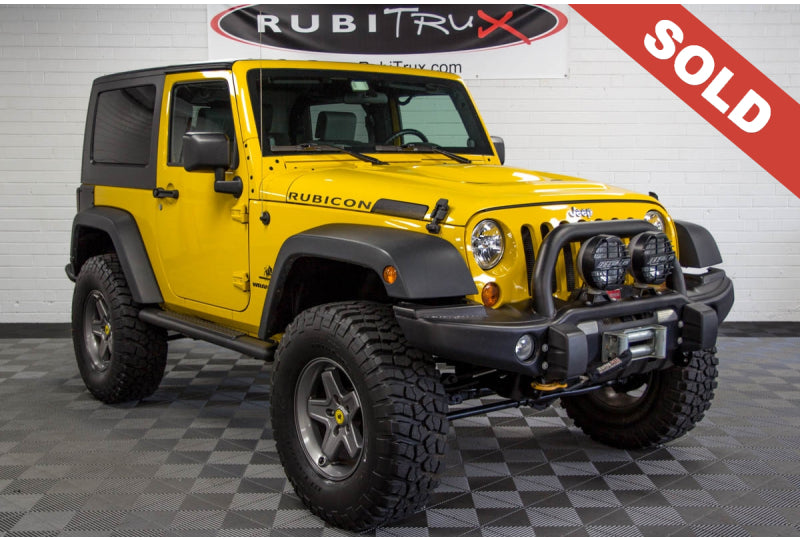 2008 Jeep Wrangler Rubicon Yellow - SOLD