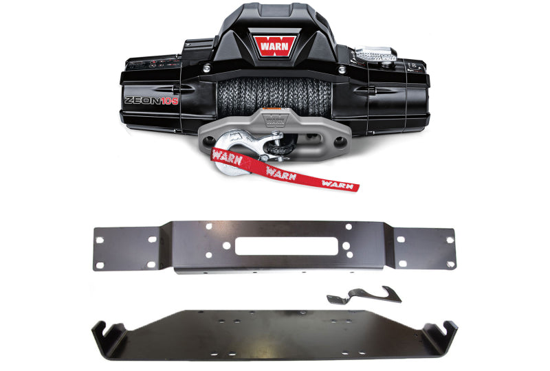 Warn Zeon 10s Recon, Hard Rock, 10A Mopar 82214786AB JK Winch Mount Package