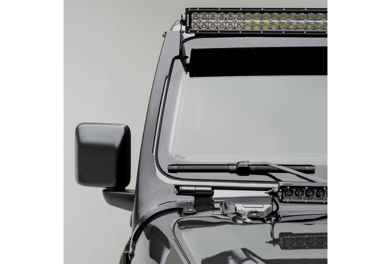 ZROADZ 50" Single Row Straight LED Light Bar Mount; Wrangler JL & Gladiator JT