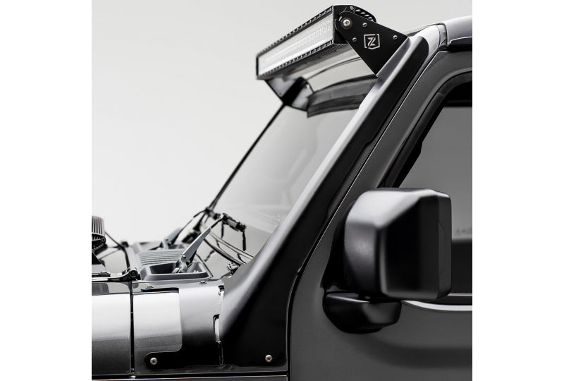 ZROADZ 50" Single Row Straight LED Light Bar Mount; Wrangler JL & Gladiator JT