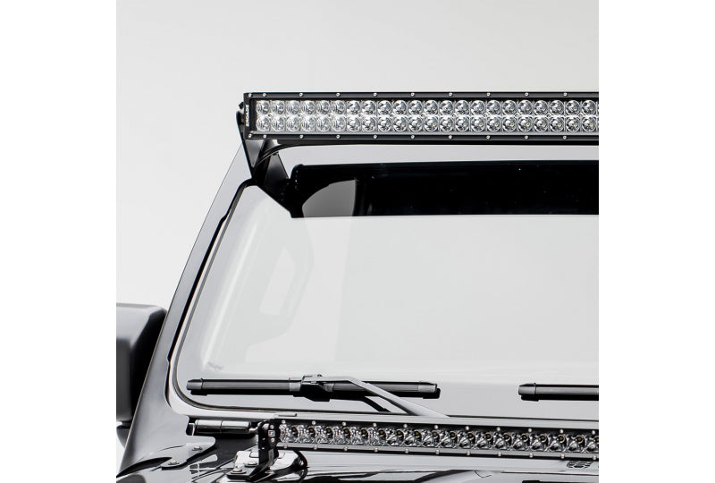 ZROADZ 50" Single Row Straight LED Light Bar Mount; Wrangler JL & Gladiator JT